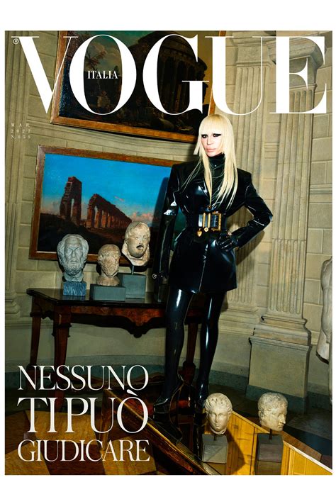 donatella versace anton corbijn|Donatella Versace Vogue interview for SS21 Milan Fashion Week .